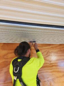 Divider Curtain Install