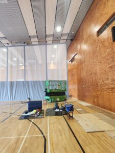 divider Curtain Install
