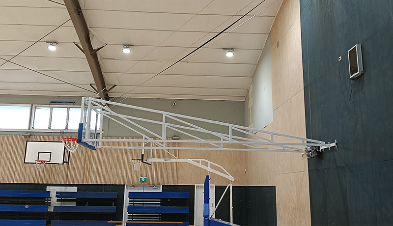 Upfold basketball system - Rosehill college